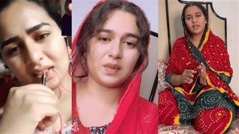 Pakistani TikTok star Aliza sehar live video calling on ...